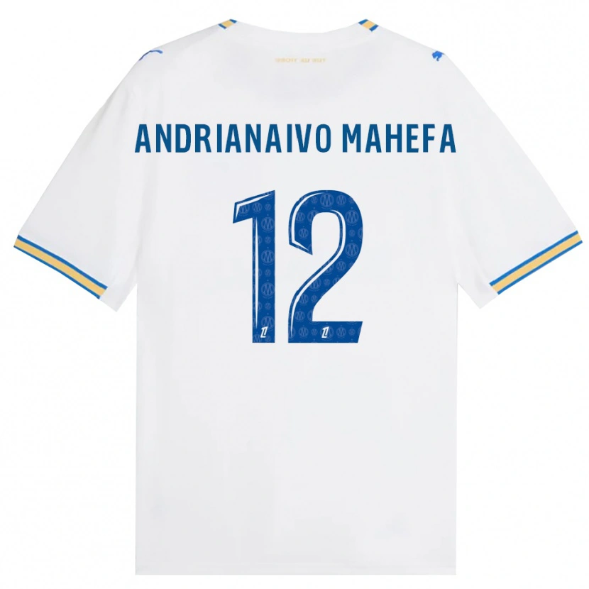 Danxen Kinderen Mathis Andrianaivo Mahefa #12 Dodgerblauw Wit Thuisshirt Thuistenue 2026/27 T-Shirt