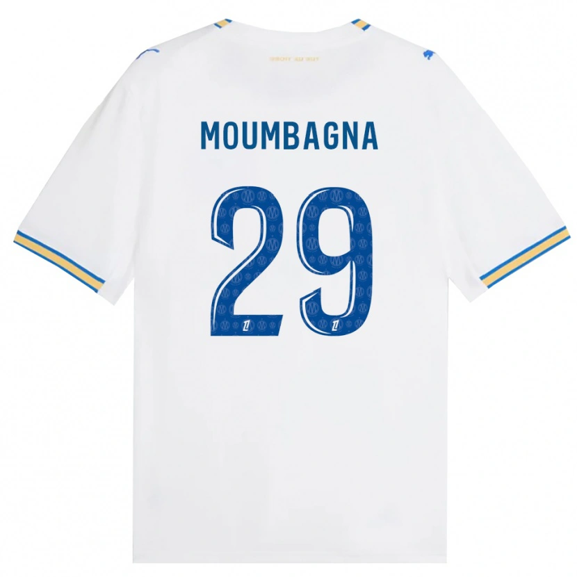 Danxen Kinderen Faris Moumbagna #29 Dodgerblauw Wit Thuisshirt Thuistenue 2026/27 T-Shirt