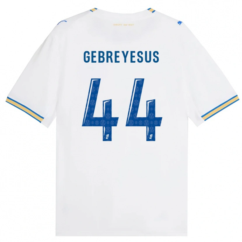 Danxen Kinderen Esey Gebreyesus #44 Dodgerblauw Wit Thuisshirt Thuistenue 2026/27 T-Shirt