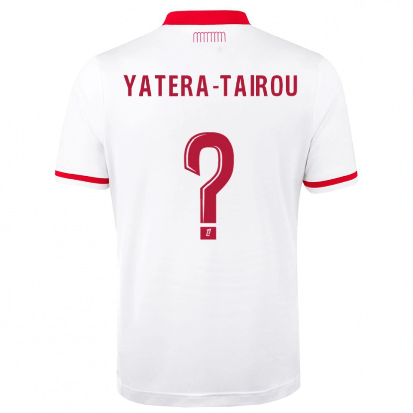 Danxen Kinderen Lassana Yatera-Tairou #0 Rood Wit Thuisshirt Thuistenue 2026/27 T-Shirt