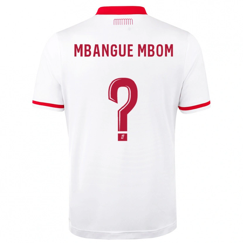 Danxen Kinderen Enzo Mbangue Mbom #0 Rood Wit Thuisshirt Thuistenue 2026/27 T-Shirt