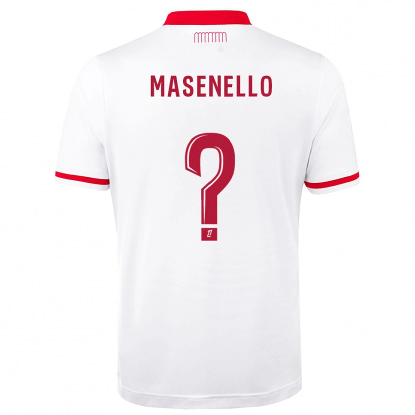 Danxen Kinderen Tristan Masenello #0 Rood Wit Thuisshirt Thuistenue 2026/27 T-Shirt