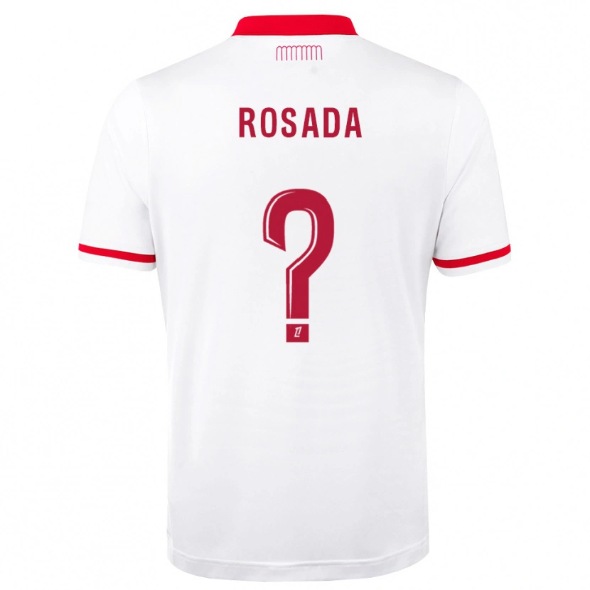 Danxen Kinderen Riley Rosada #0 Rood Wit Thuisshirt Thuistenue 2026/27 T-Shirt