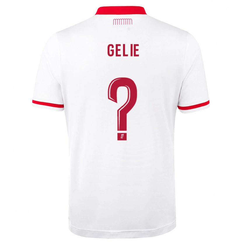 Danxen Kinderen Melvyn Gelie #0 Rood Wit Thuisshirt Thuistenue 2026/27 T-Shirt