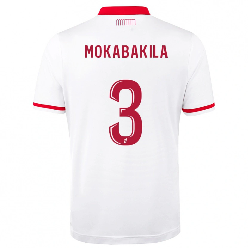 Danxen Kinderen Nick Mokabakila #3 Rood Wit Thuisshirt Thuistenue 2026/27 T-Shirt
