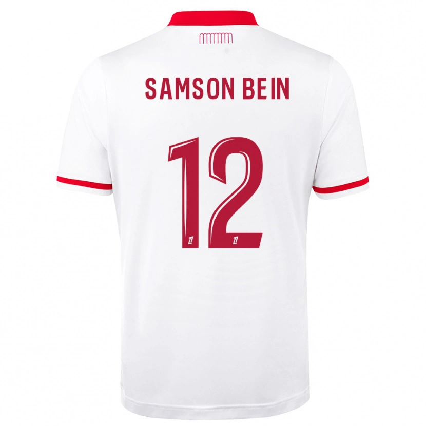 Danxen Kinderen Sirak Bein #12 Rood Wit Thuisshirt Thuistenue 2026/27 T-Shirt