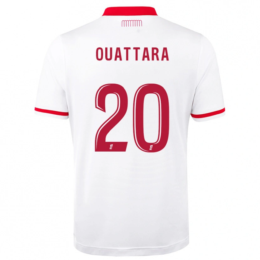 Danxen Kinderen Kassoum Ouattara #20 Rood Wit Thuisshirt Thuistenue 2026/27 T-Shirt