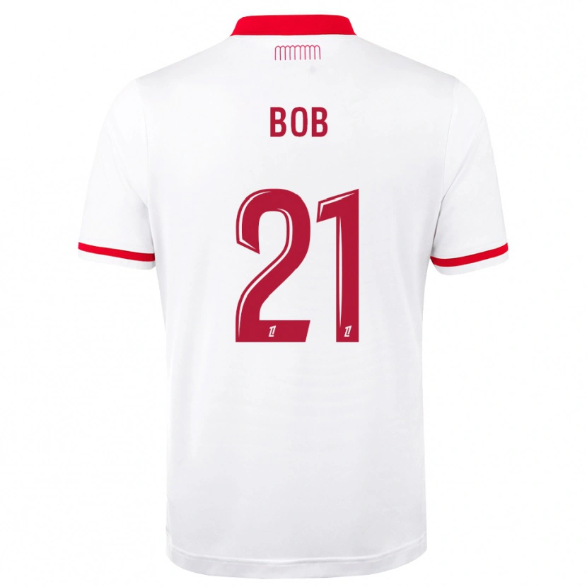 Danxen Kinderen Mohamed Bob #21 Rood Wit Thuisshirt Thuistenue 2026/27 T-Shirt