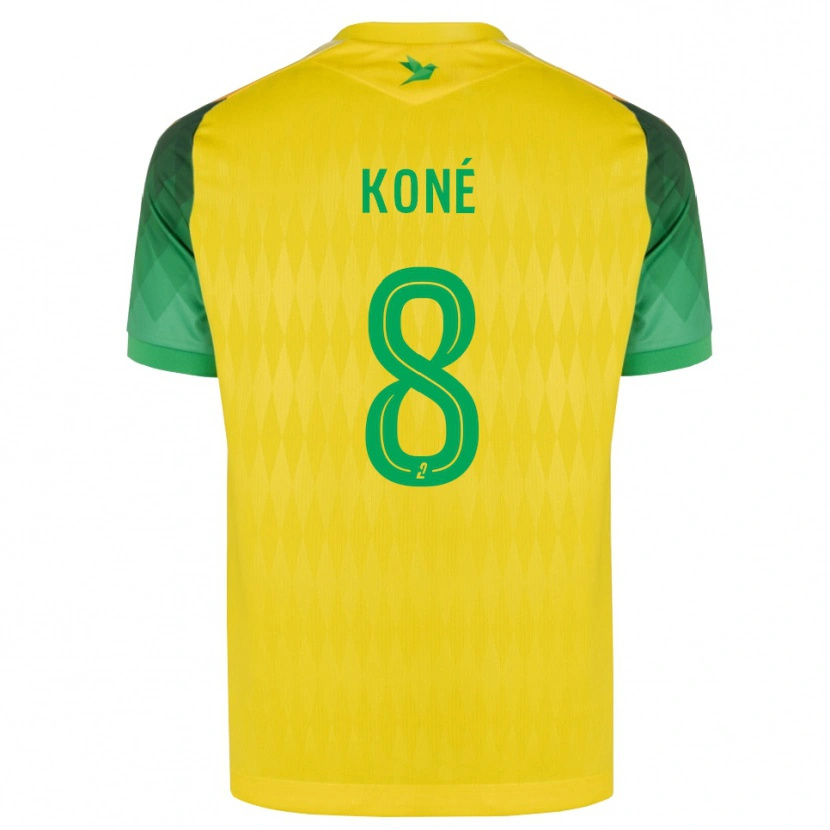 Danxen Kinderen Kassoum Koné #8 Geel Groen Rood Thuisshirt Thuistenue 2026/27 T-Shirt