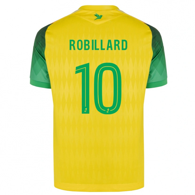 Danxen Kinderen Camille Robillard #10 Geel Groen Rood Thuisshirt Thuistenue 2026/27 T-Shirt