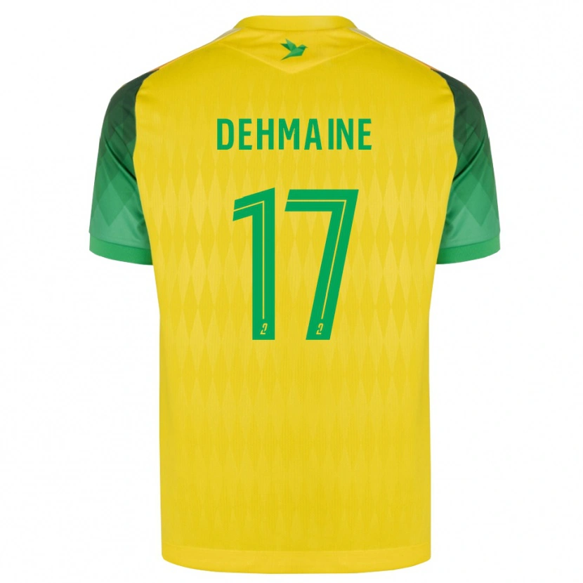 Danxen Kinderen Dehmaine Tabibou #17 Geel Groen Rood Thuisshirt Thuistenue 2026/27 T-Shirt