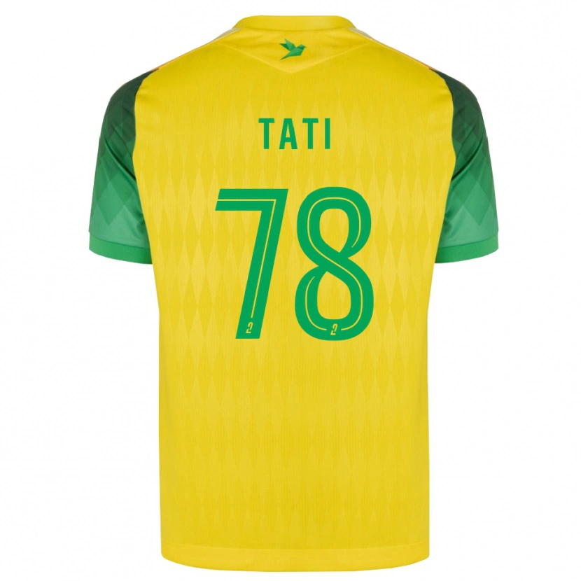 Danxen Kinderen Tylel Tati #78 Geel Groen Rood Thuisshirt Thuistenue 2026/27 T-Shirt