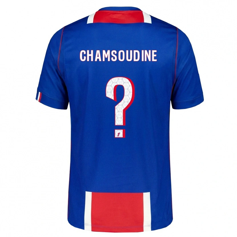 Danxen Kinderen Hanna'a Chamsoudine #0 Rood Wit Blauw Thuisshirt Thuistenue 2026/27 T-Shirt
