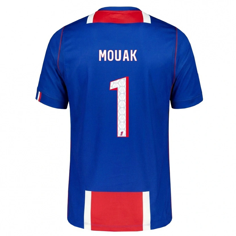 Danxen Kinderen Adam Mouak #1 Rood Wit Blauw Thuisshirt Thuistenue 2026/27 T-Shirt