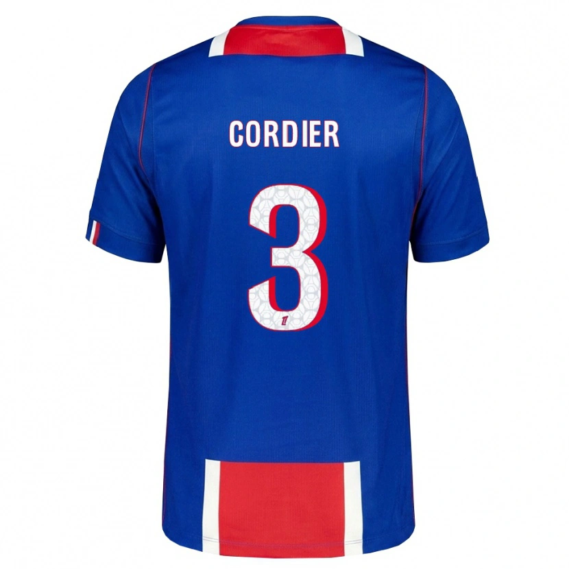 Danxen Kinderen Thomas Cordier #3 Rood Wit Blauw Thuisshirt Thuistenue 2026/27 T-Shirt
