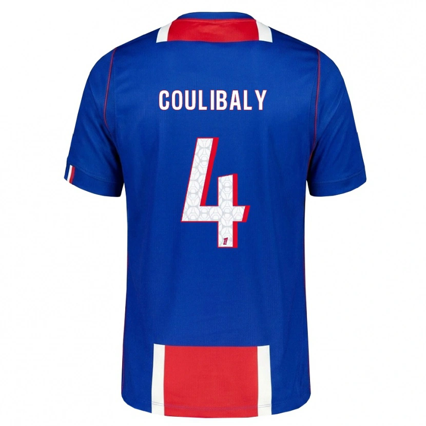 Danxen Kinderen Samba Coulibaly #4 Rood Wit Blauw Thuisshirt Thuistenue 2026/27 T-Shirt
