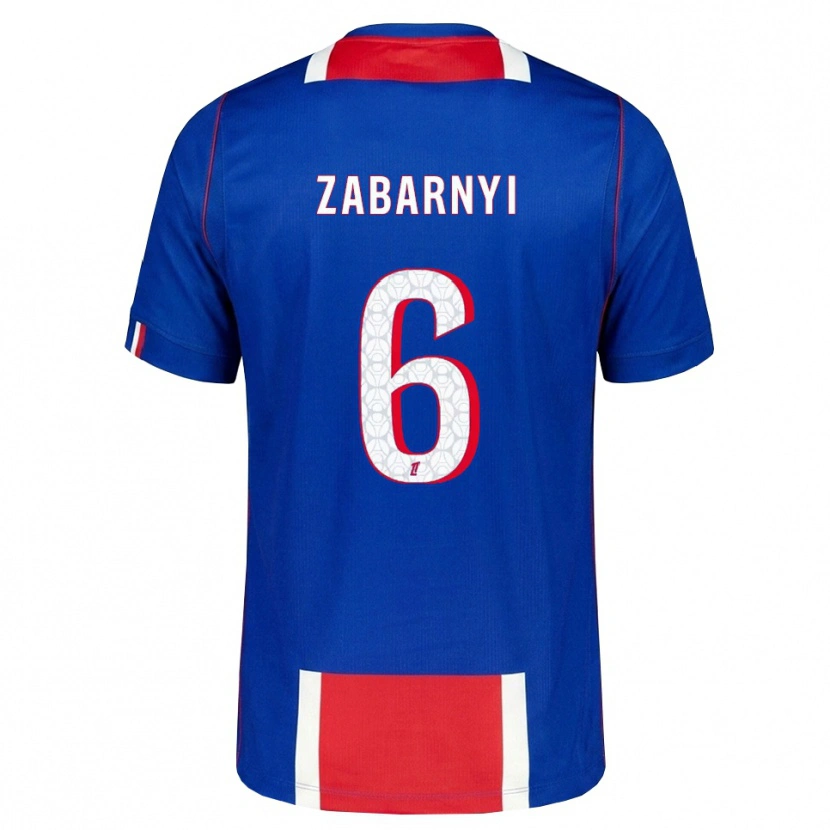 Danxen Kinderen Ilya Zabarnyi #6 Rood Wit Blauw Thuisshirt Thuistenue 2026/27 T-Shirt