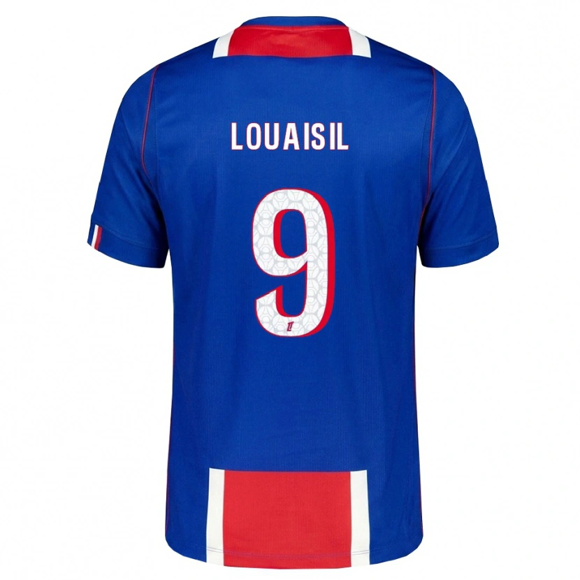 Danxen Kinderen Kévin Louaisil #9 Rood Wit Blauw Thuisshirt Thuistenue 2026/27 T-Shirt
