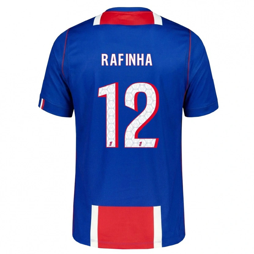 Danxen Kinderen Rafinha #12 Rood Wit Blauw Thuisshirt Thuistenue 2026/27 T-Shirt