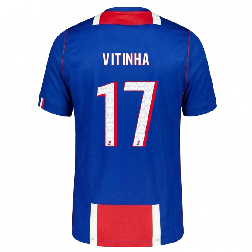 Danxen Kinderen Vítor Machado Ferreira #17 Rood Wit Blauw Thuisshirt Thuistenue 2026/27 T-Shirt