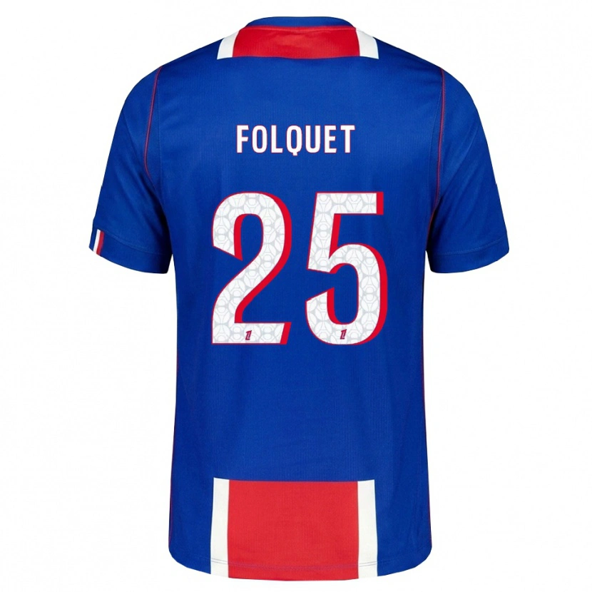 Danxen Kinderen Magnaba Folquet #25 Rood Wit Blauw Thuisshirt Thuistenue 2026/27 T-Shirt