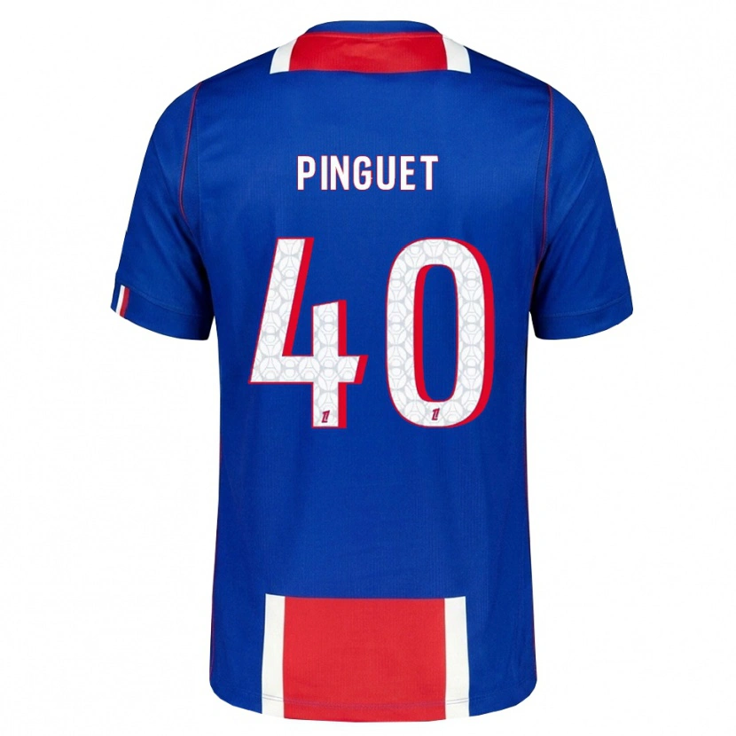 Danxen Kinderen Alice Pinguet #40 Rood Wit Blauw Thuisshirt Thuistenue 2026/27 T-Shirt