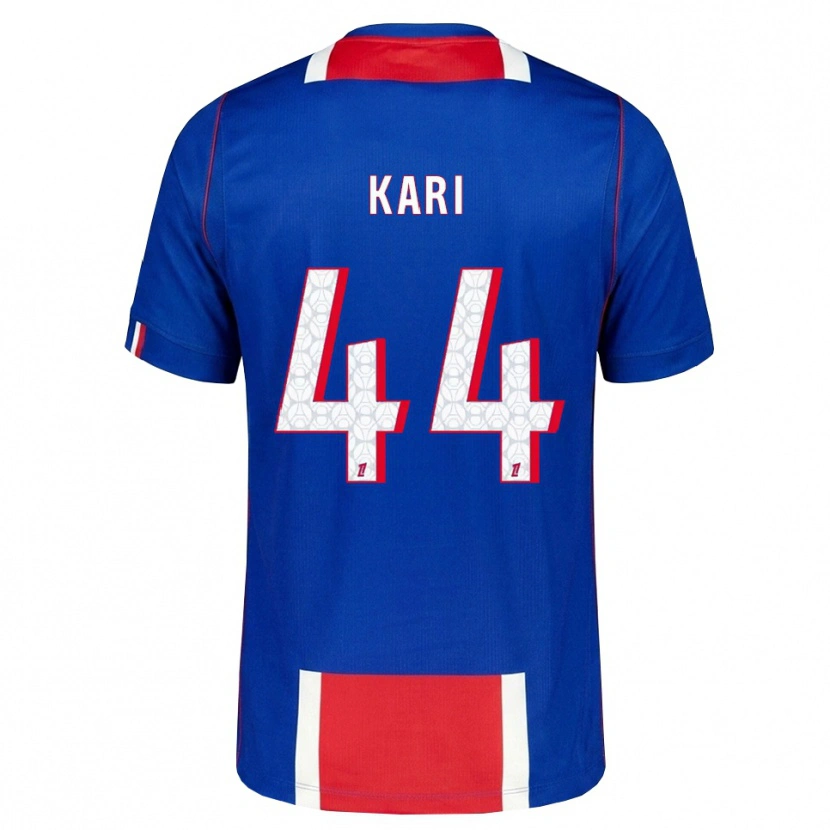 Danxen Kinderen Ayman Kari #44 Rood Wit Blauw Thuisshirt Thuistenue 2026/27 T-Shirt