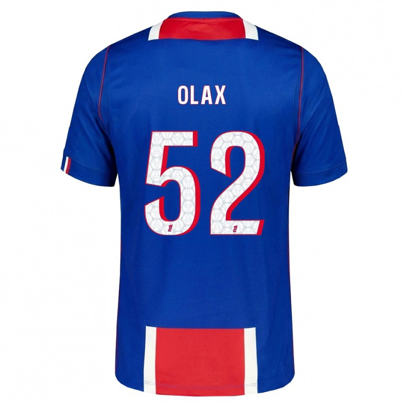 Danxen Kinderen Djamy Olax #52 Rood Wit Blauw Thuisshirt Thuistenue 2026/27 T-Shirt