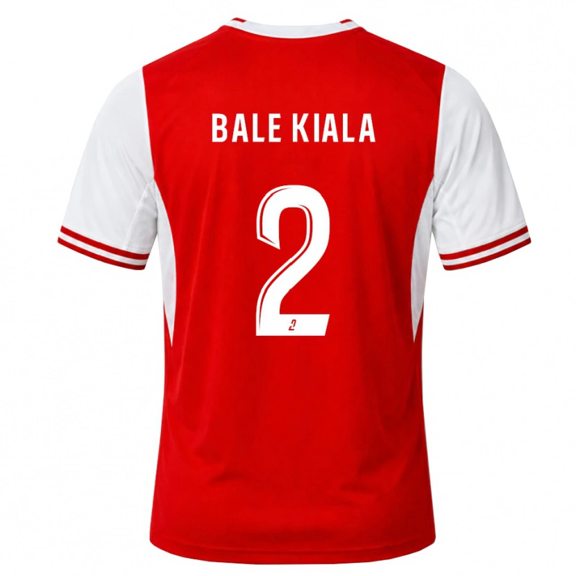 Danxen Kinderen Aser Bale Kiala #2 Rood Wit Thuisshirt Thuistenue 2026/27 T-Shirt