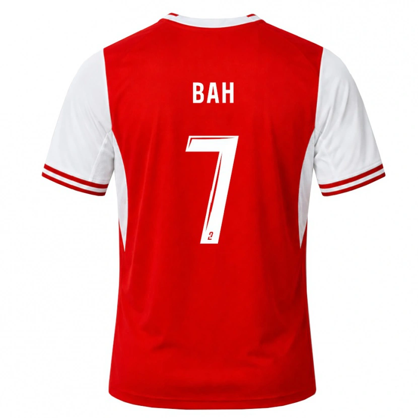 Danxen Kinderen Therno Bah #7 Rood Wit Thuisshirt Thuistenue 2026/27 T-Shirt