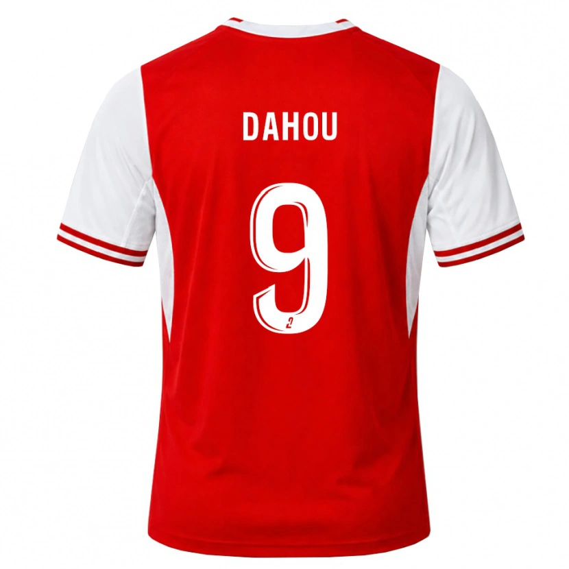Danxen Kinderen Erwan Dahou #9 Rood Wit Thuisshirt Thuistenue 2026/27 T-Shirt
