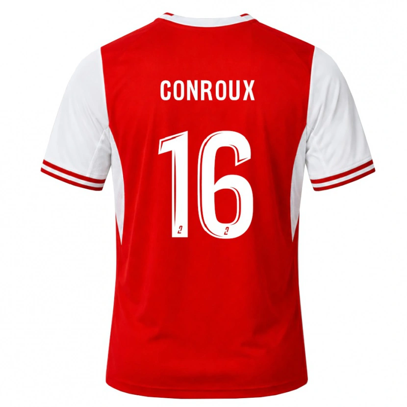 Danxen Kinderen Antonin Conroux #16 Rood Wit Thuisshirt Thuistenue 2026/27 T-Shirt