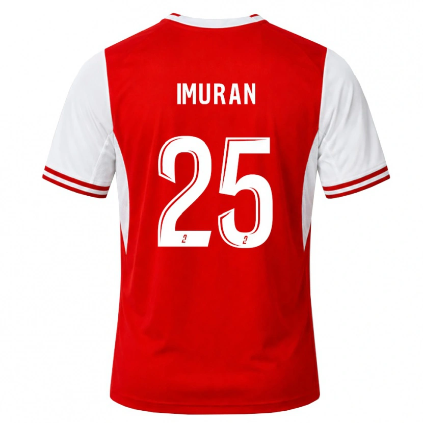 Danxen Kinderen Rofiat Adenike Imuran #25 Rood Wit Thuisshirt Thuistenue 2026/27 T-Shirt