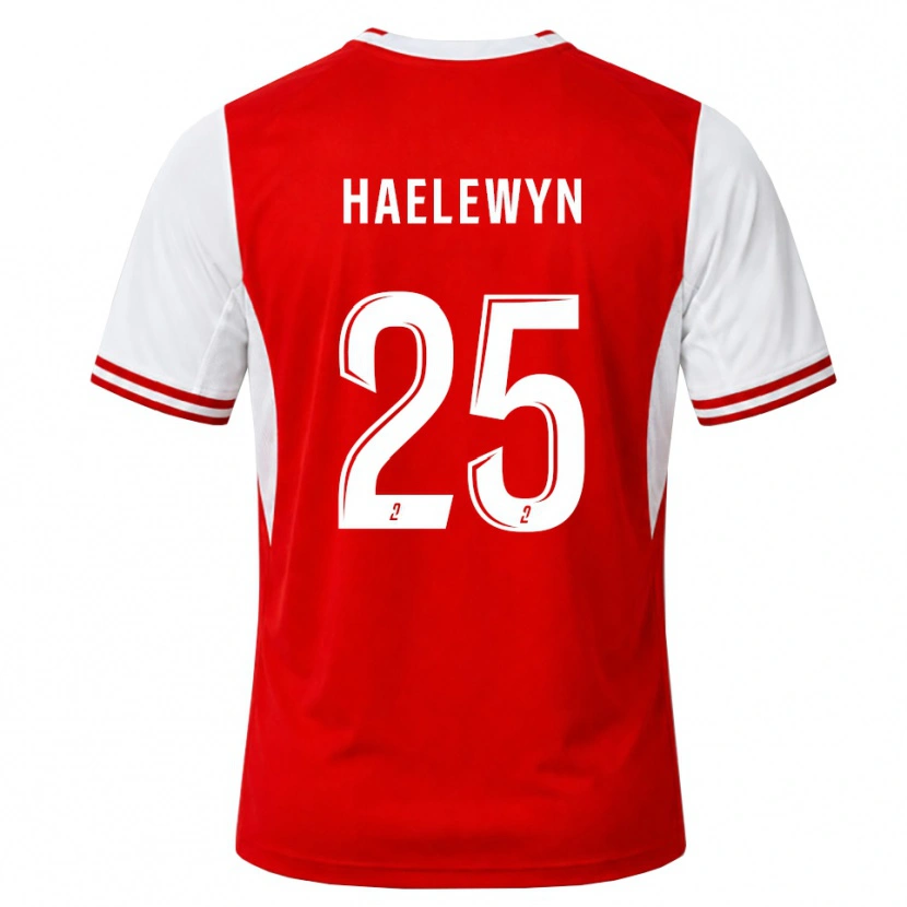 Danxen Kinderen Marion Haelewyn #25 Rood Wit Thuisshirt Thuistenue 2026/27 T-Shirt