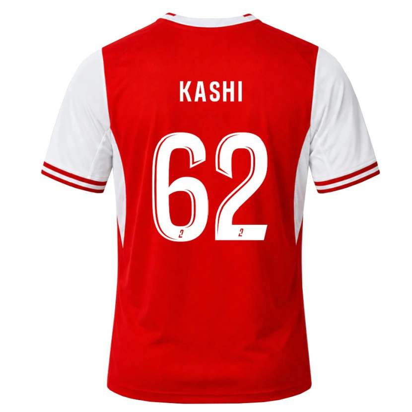 Danxen Kinderen Amine Kashi #62 Rood Wit Thuisshirt Thuistenue 2026/27 T-Shirt