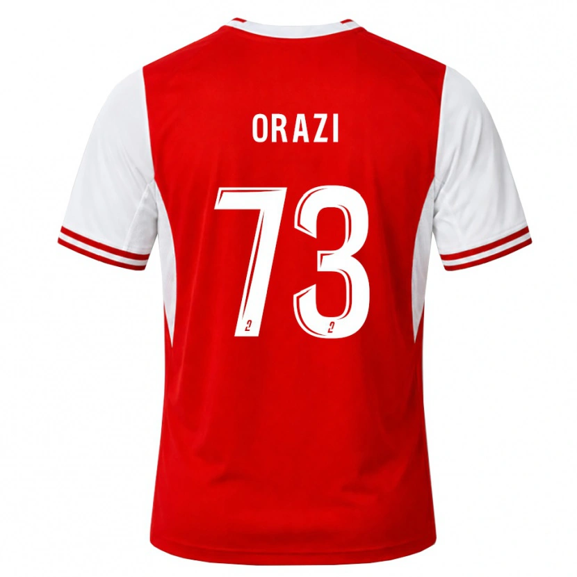 Danxen Kinderen Ike Orazi #73 Rood Wit Thuisshirt Thuistenue 2026/27 T-Shirt