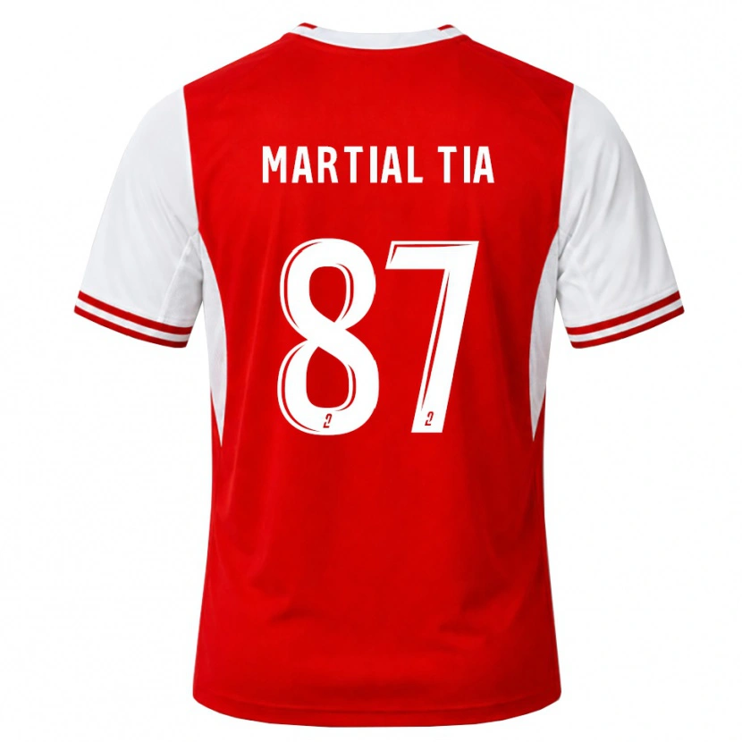 Danxen Kinderen Martial Tia #87 Rood Wit Thuisshirt Thuistenue 2026/27 T-Shirt