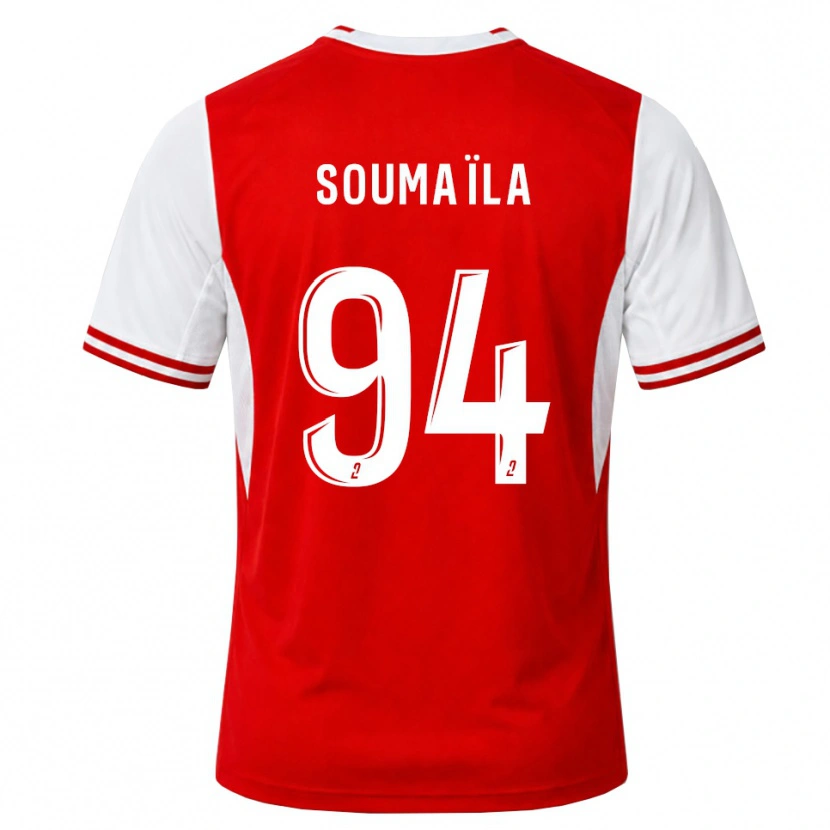 Danxen Kinderen Soumaïla Sylla #94 Rood Wit Thuisshirt Thuistenue 2026/27 T-Shirt