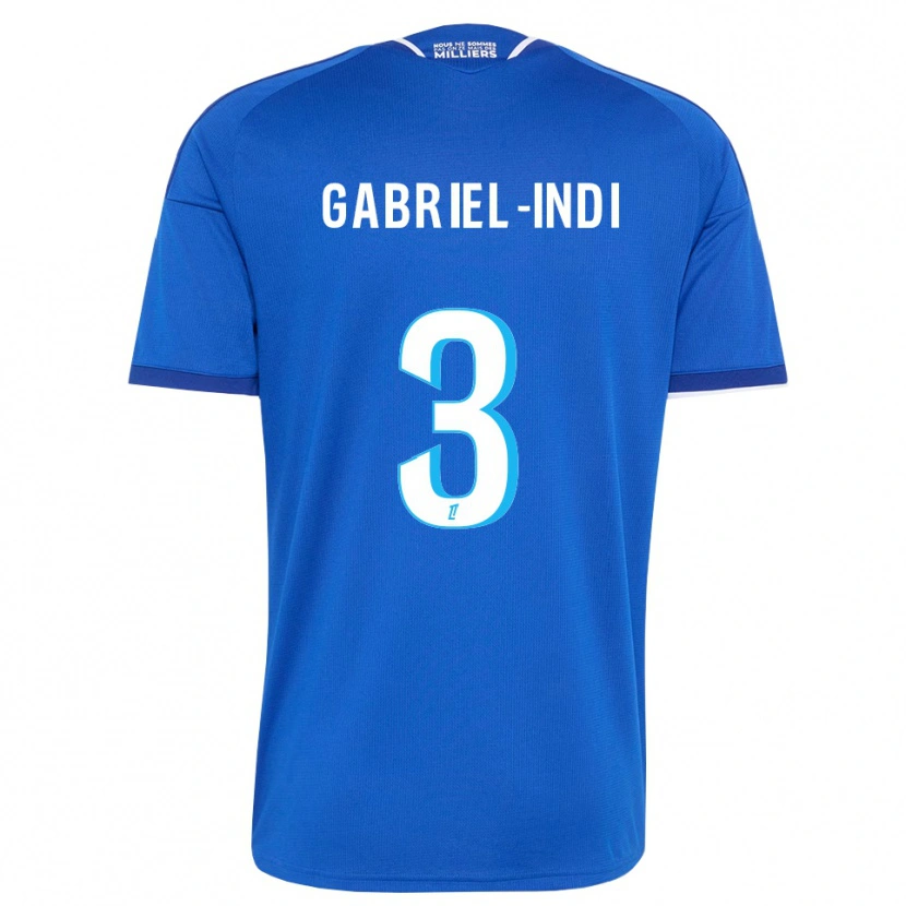 Danxen Kinderen Amizade Gabriel-Indi #3 Koninklijk Blauw Wit Thuisshirt Thuistenue 2026/27 T-Shirt