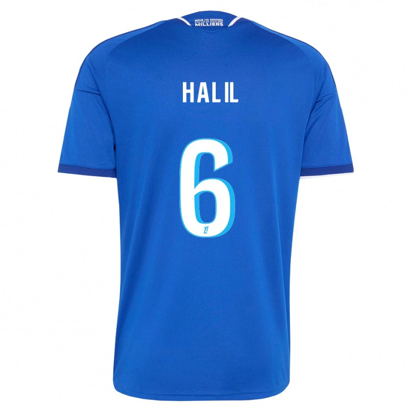 Danxen Kinderen Fouad Halil #6 Koninklijk Blauw Wit Thuisshirt Thuistenue 2026/27 T-Shirt