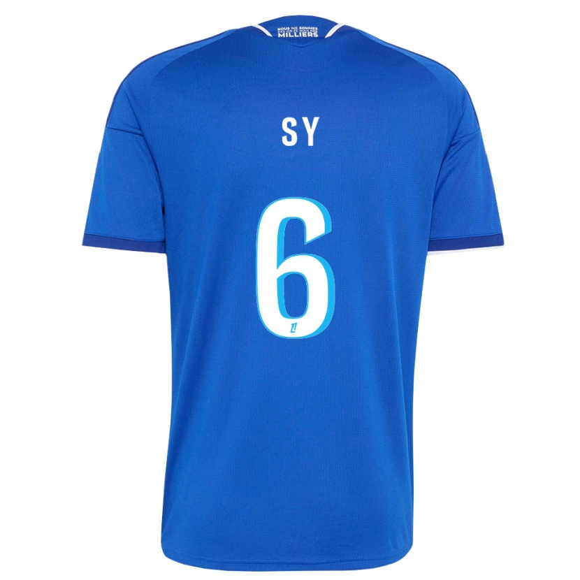 Danxen Kinderen Demba Sy #6 Koninklijk Blauw Wit Thuisshirt Thuistenue 2026/27 T-Shirt
