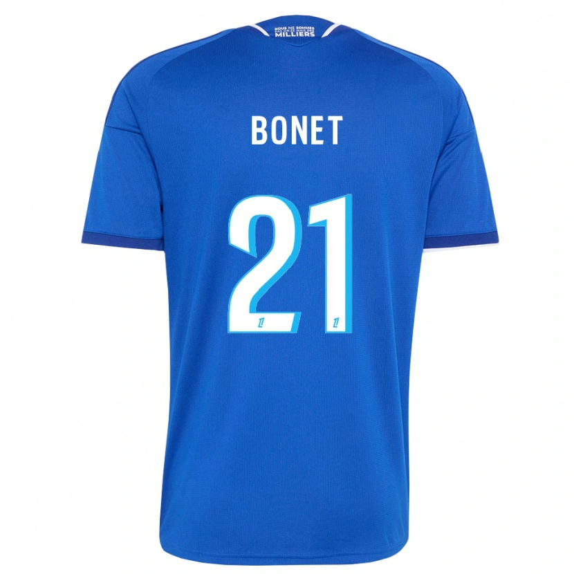 Danxen Kinderen Élise Bonet #21 Koninklijk Blauw Wit Thuisshirt Thuistenue 2026/27 T-Shirt