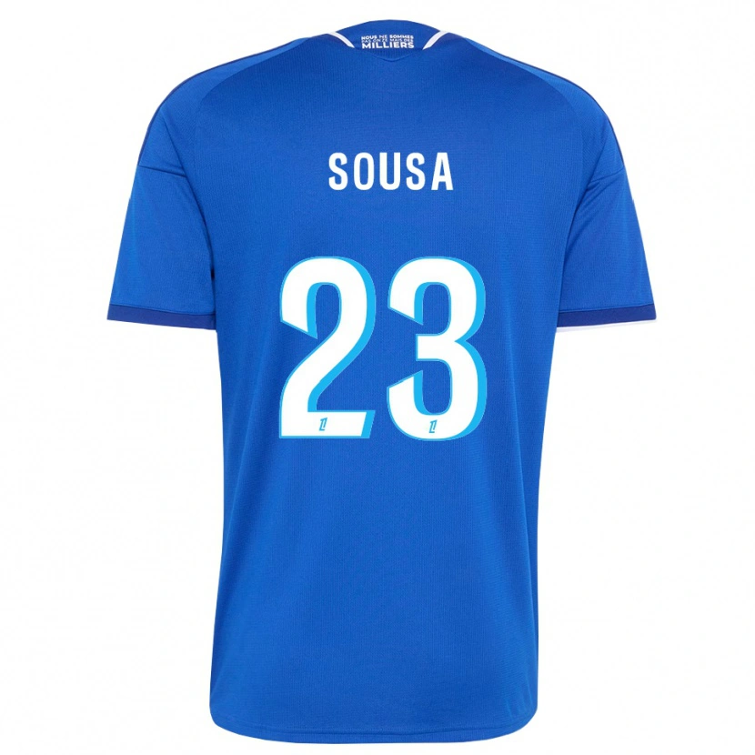 Danxen Kinderen Diogo Sousa #23 Koninklijk Blauw Wit Thuisshirt Thuistenue 2026/27 T-Shirt