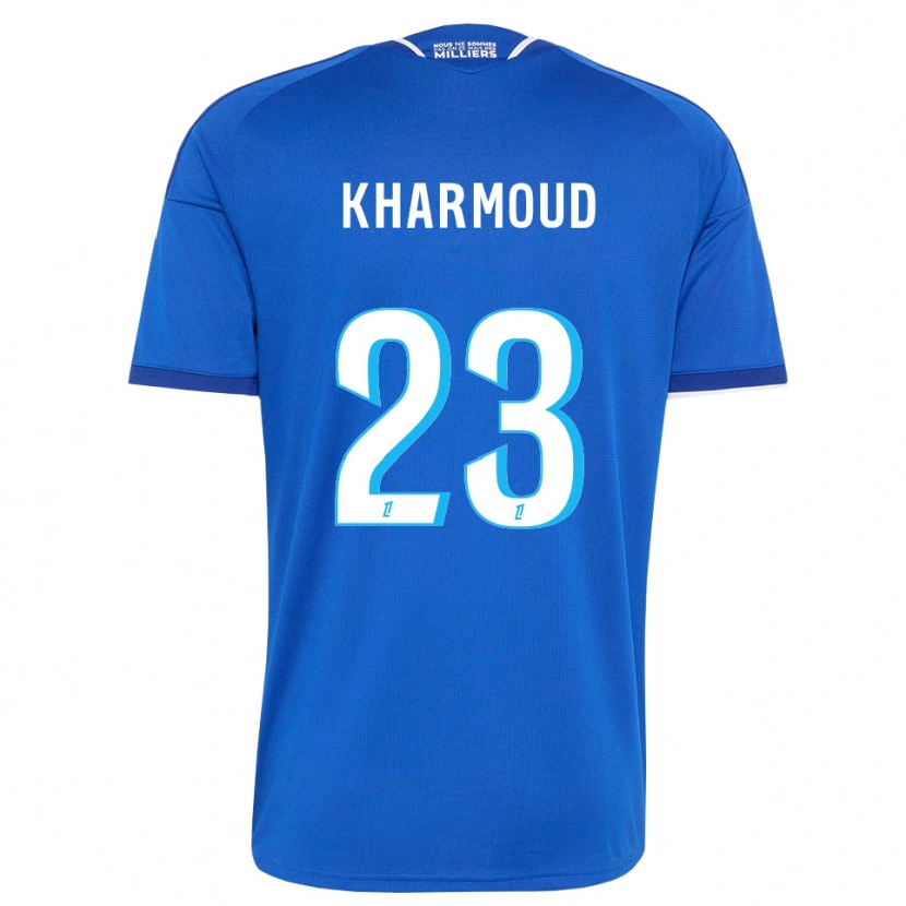 Danxen Kinderen Rayan Kharmoud #23 Koninklijk Blauw Wit Thuisshirt Thuistenue 2026/27 T-Shirt
