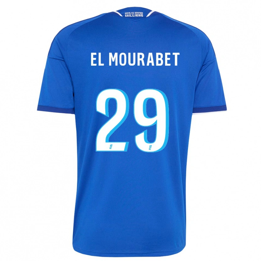 Danxen Kinderen Samir El Mourabet #29 Koninklijk Blauw Wit Thuisshirt Thuistenue 2026/27 T-Shirt