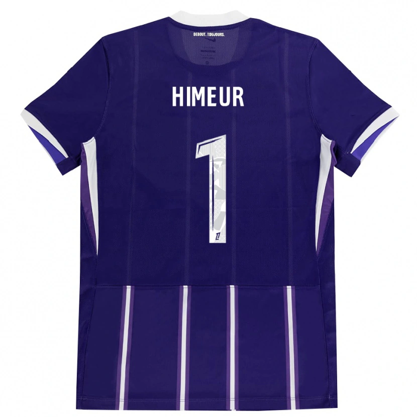 Danxen Kinderen Thomas Himeur #1 Paars Wit Thuisshirt Thuistenue 2026/27 T-Shirt