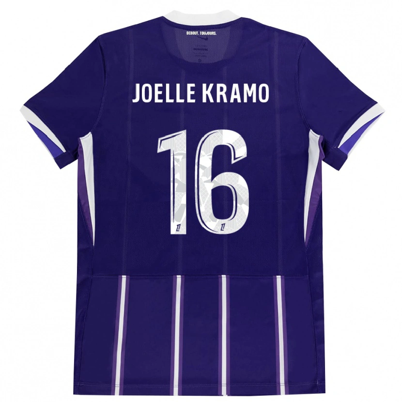 Danxen Kinderen Marie Joelle Kramo #16 Paars Wit Thuisshirt Thuistenue 2026/27 T-Shirt