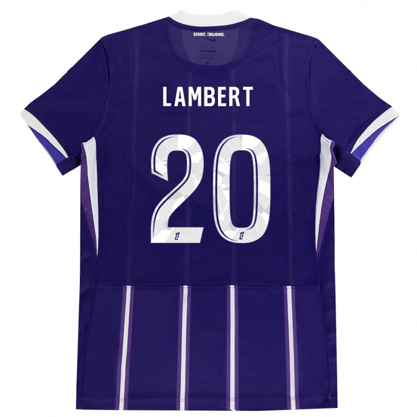 Danxen Kinderen Sarah Lambert #20 Paars Wit Thuisshirt Thuistenue 2026/27 T-Shirt