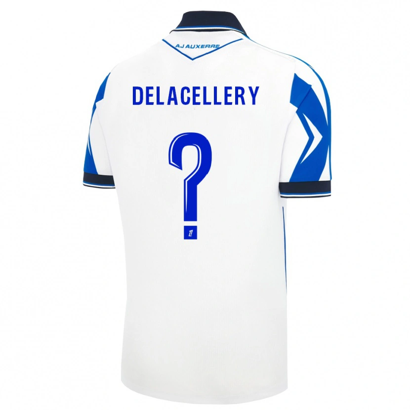 Danxen Kinderen Coralie Delacellery #0 Zwart Wit Blauw Thuisshirt Thuistenue 2026/27 T-Shirt