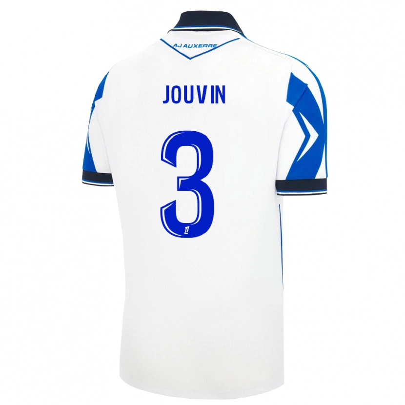 Danxen Kinderen Maxence Jouvin #3 Zwart Wit Blauw Thuisshirt Thuistenue 2026/27 T-Shirt